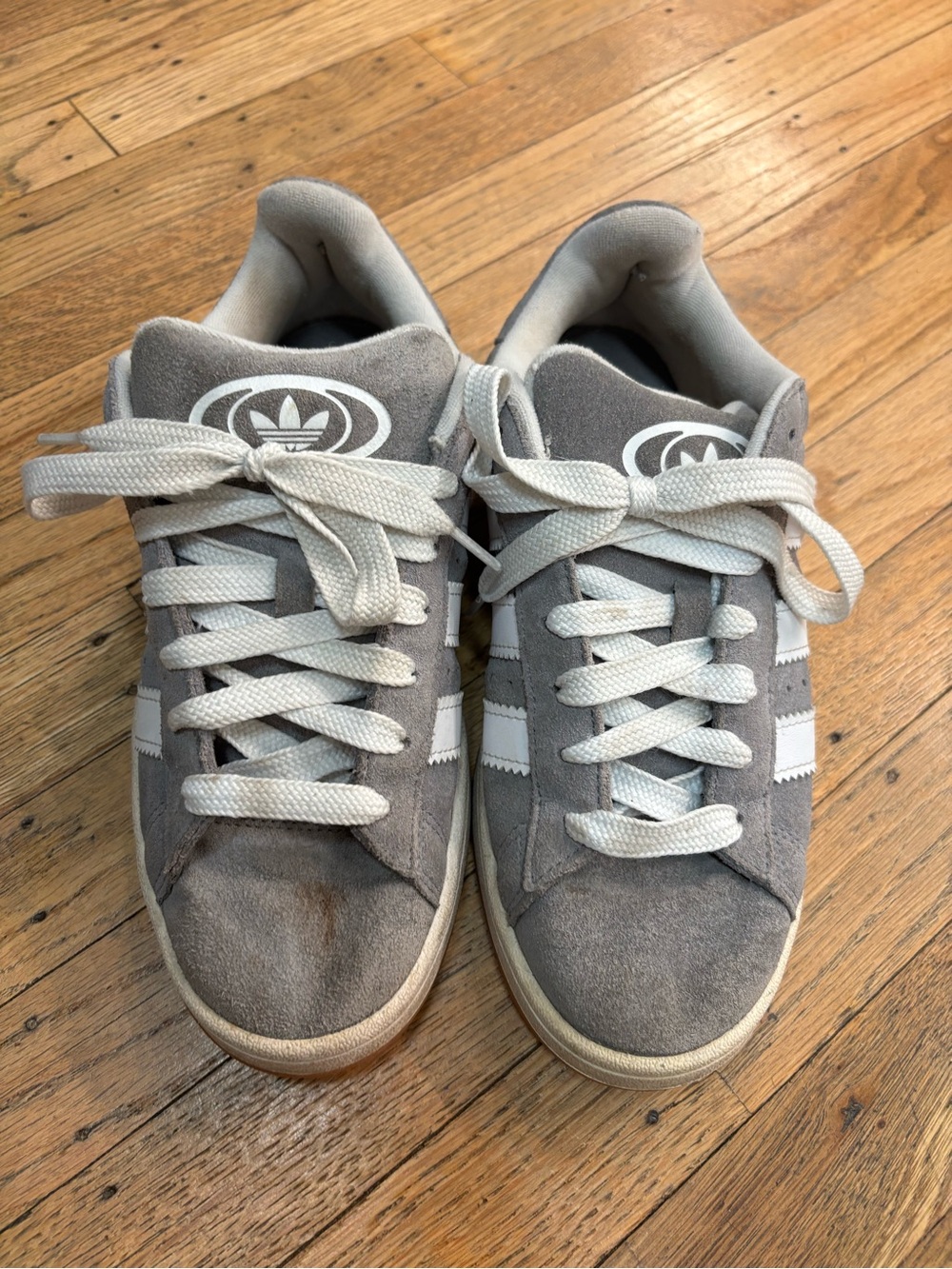 adidas Grey Campus skate shoes